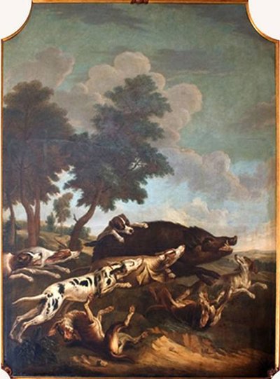 Caza de jabalí de Alfred Dedreux